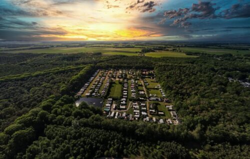 Luchtfoto Camping Zonnenkamp