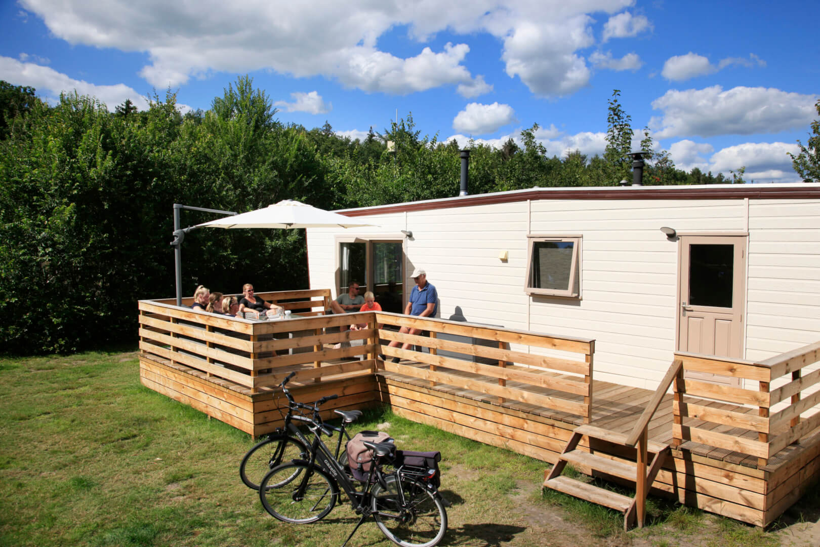 Chalet huren meivakantie Drenthe Camping Zonnekamp